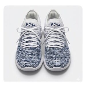 APL Athletic Propulsion Labs‎ TechLoom Wave Sneakers White Navy Mens Size 8